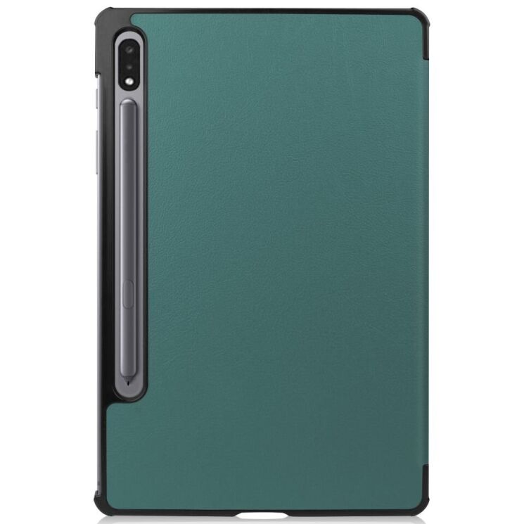 Чехол UniCase Slim для Samsung Galaxy Tab S10 Plus - Blackish Green: фото 3 из 9