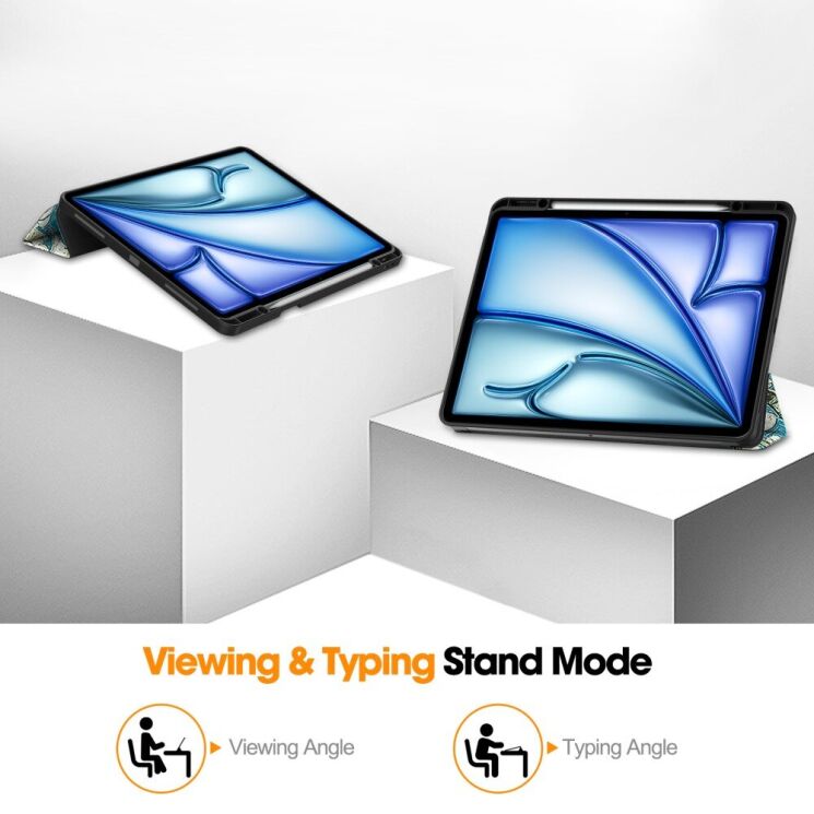 Чехол UniCase Soft Life Style для Apple iPad Air 13 M3/M2 (2025/2024) - Vintage Tower: фото 6 из 9