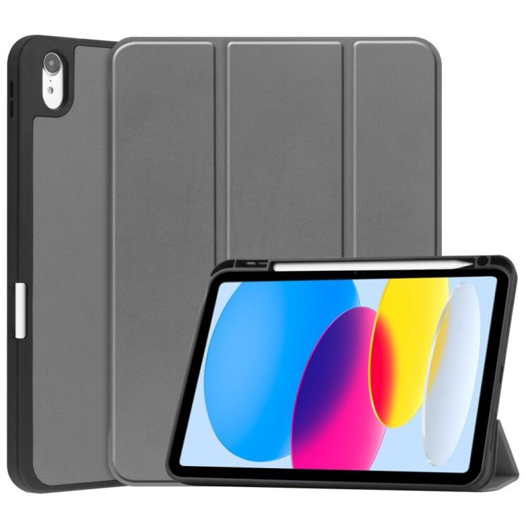 Чехол UniCase Soft UltraSlim для Apple iPad 10.9 (2022) / iPad 11 (2025) - Grey: фото 1 из 13