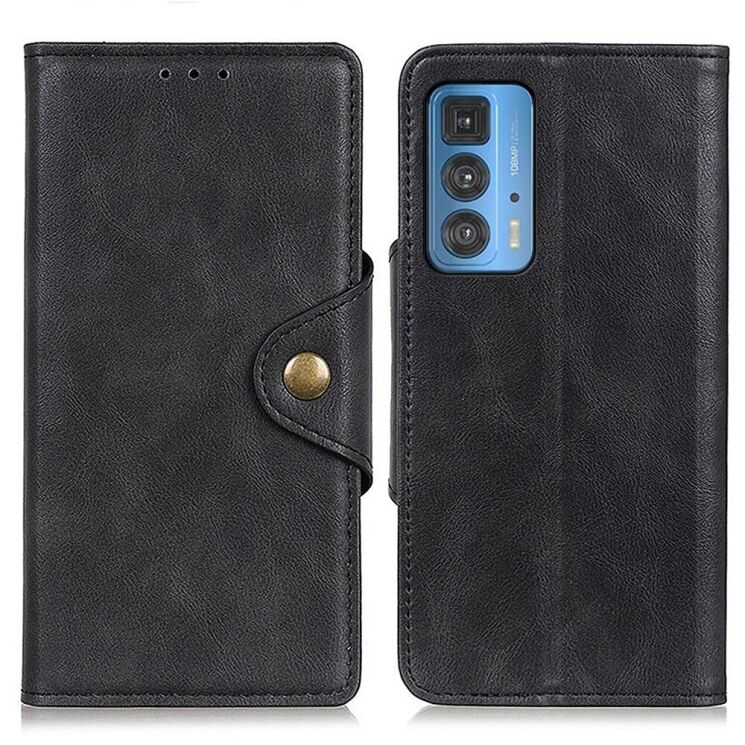 Чехол UniCase Vintage Wallet для Motorola Edge 20 Pro - Black: фото 2 из 12