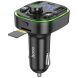 FM модулятор Hoco DE5 PD20W + QC3.0 (2USB + Type-C) - Black (923315B). Фото 2 з 5