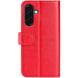 Классический чехол-книжка Deexe Wallet Style для Samsung Galaxy A37 (A376) - Red (406053R). Фото 5 из 6