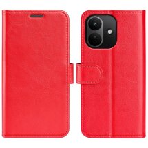 Класичний чохол-книжка Deexe Wallet Style для Xiaomi Redmi Note 17 Pro - Red: фото 1 з 8