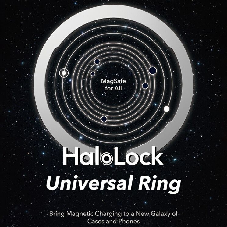 Комплект магнитных колец ESR HaloLock - Silver: фото 10 из 18