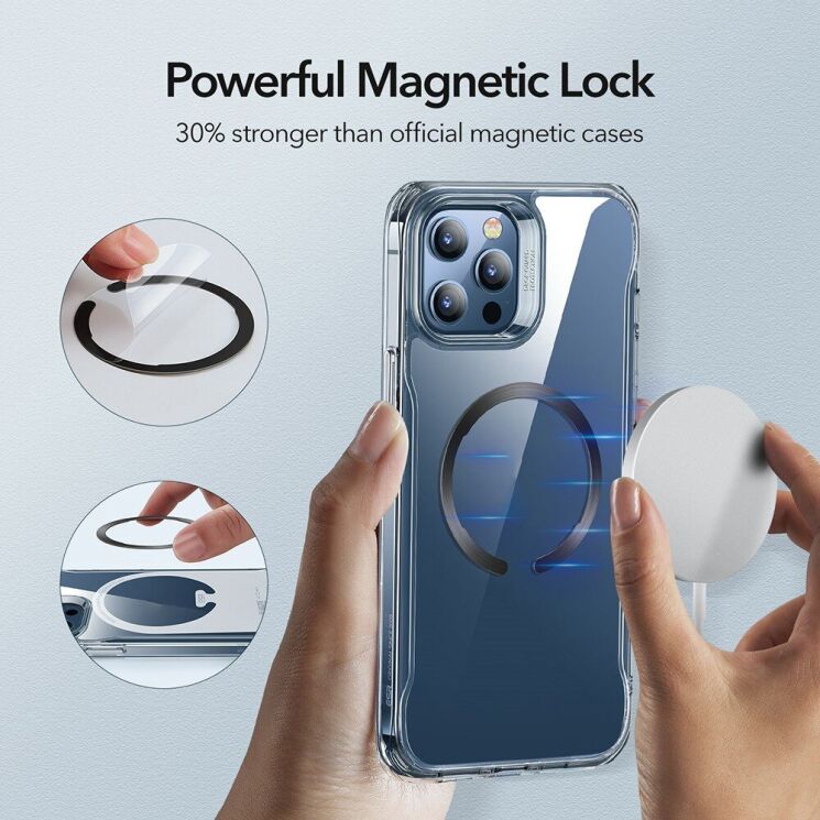 Комплект магнитных колец ESR HaloLock - Silver: фото 7 из 18