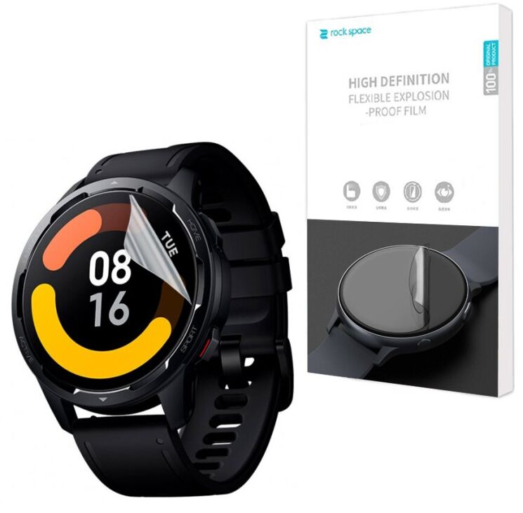 Комплект плівок (6шт) RockSpace Watch Film для Xiaomi Watch S1 Active: фото 1 з 6