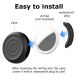 Комплект защитных чехлов Deexe Smart Patch для Apple AirTag / AirTags 2 - Black (274039B). Фото 7 из 8