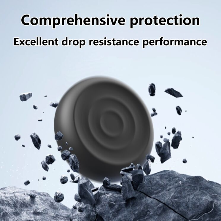 Комплект защитных чехлов Deexe Smart Patch для Apple AirTag / AirTags 2 - Black: фото 4 из 8