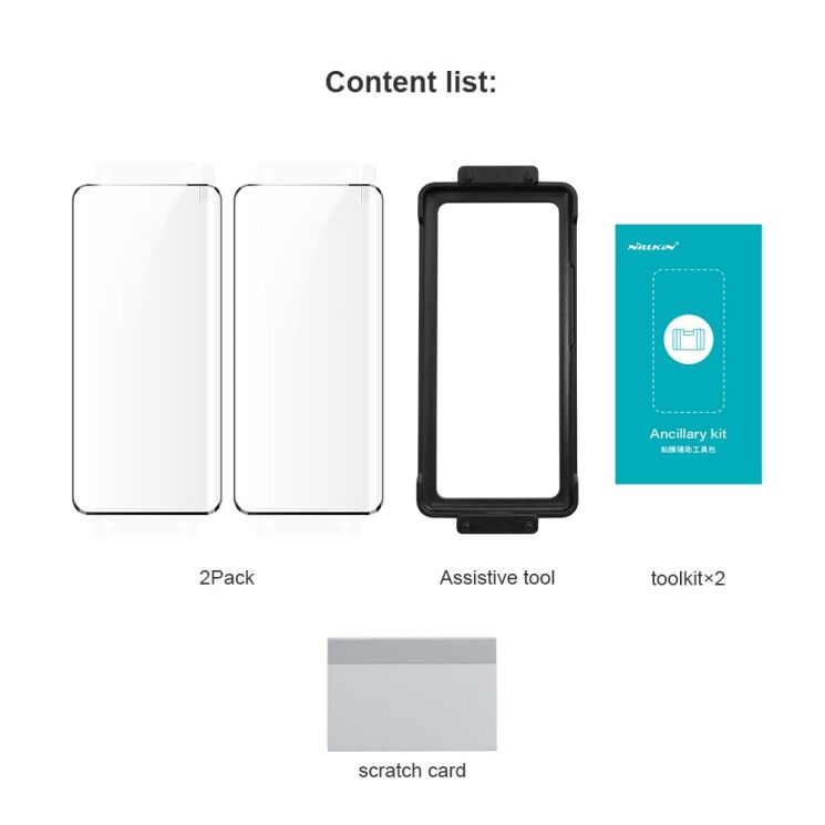 Комплект захисних плівок (2 шт) NILLKIN Impact Resistant Curved Film для OnePlus 11: фото 18 з 19