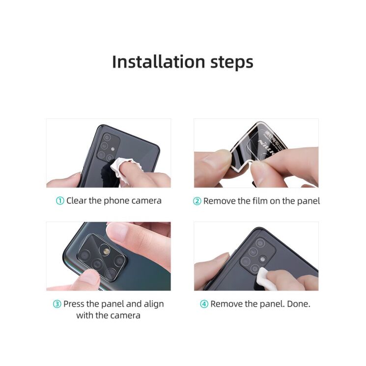 Комплект защитных пленок (2шт) на камеру NILLKIN InvisiFilm для Samsung Galaxy S22 Plus: фото 13 из 14