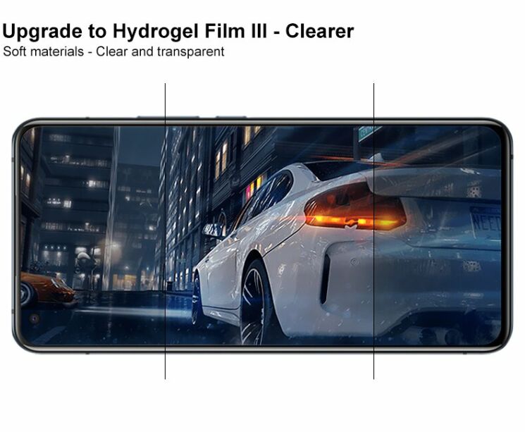 Комплект защитных пленок IMAK Full Coverage Hydrogel Film для VIVO X50: фото 8 из 18