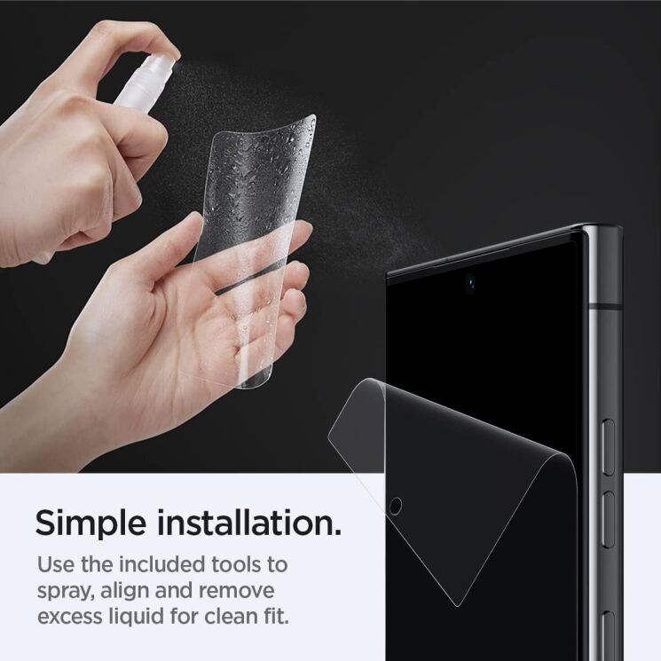 Комплект защитных пленок Spigen (SGP) Neo Flex Optical Film для Samsung Galaxy S23 Ultra (S918): фото 11 из 11