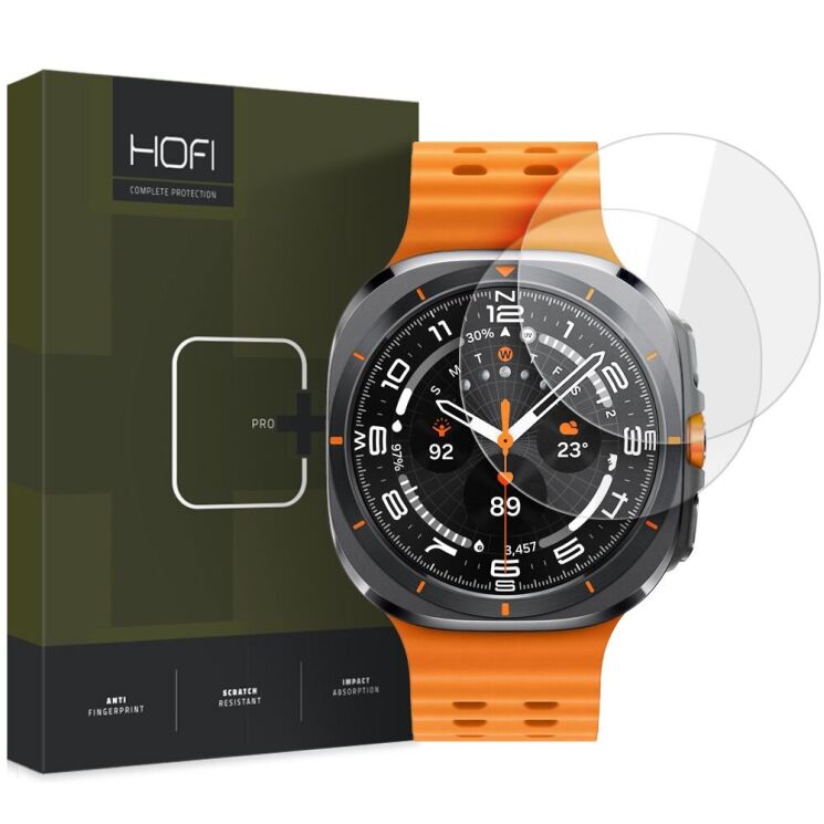 Комплект защитных стекол (2шт) HOFI Glass Pro+ HD (FW) для Samsung Galaxy Watch Ultra (47mm): фото 1 из 2