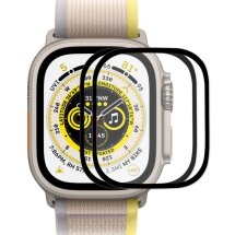 Комплект защитных стекол ENKAY 3D Watch Glass для Apple Watch Ultra / Ultra 2 (49mm) - Black: фото 1 из 8