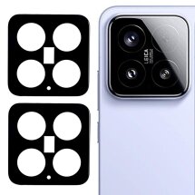 Комплект защитных стекол на заднюю камеру Deexe Camera Lens Protector для Xiaomi 15 - Black: фото 1 из 5