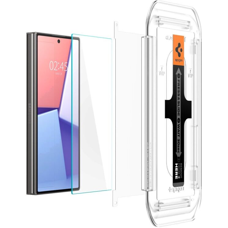 Комплект захисних стекол Spigen (SGP) GLAS.tR EZ Fit Sensor Protected для Samsung Galaxy Fold 6: фото 2 з 13