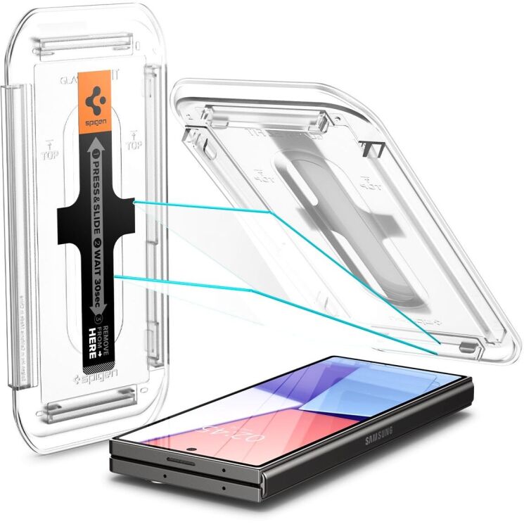 Комплект захисних стекол Spigen (SGP) GLAS.tR EZ Fit Sensor Protected для Samsung Galaxy Fold 6: фото 1 з 13