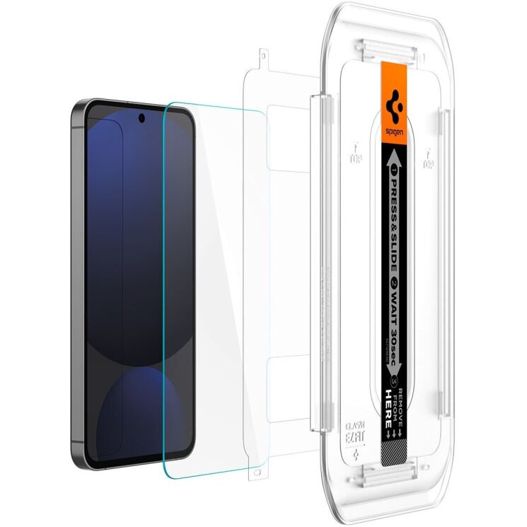 Комплект защитных стекол Spigen (SGP) GLAS.tR EZ Fit Sensor Protected для Samsung Galaxy S24 FE (S721) AGL08729: фото 5 из 13