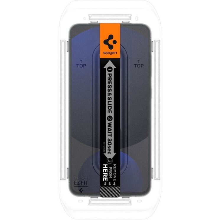 Комплект защитных стекол Spigen (SGP) GLAS.tR EZ Fit Sensor Protected для Samsung Galaxy S24 FE (S721) AGL08729: фото 6 из 13