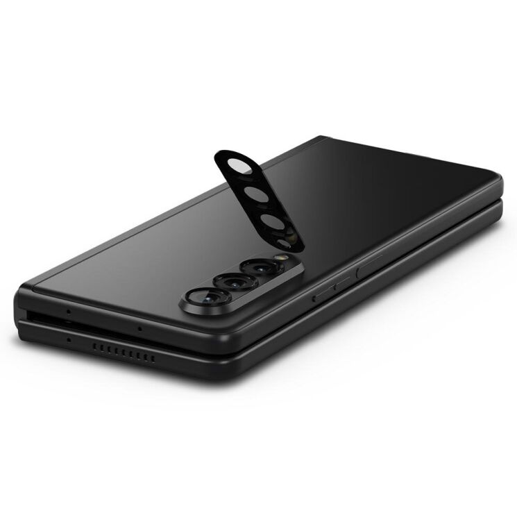 Комплект защитных стекол Spigen (SGP) Optik Lens Protector для Samsung Galaxy Fold 3 - Black: фото 2 из 19