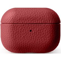 Кожаный чехол MELKCO Leather Cover для Apple AirPods Pro - Red: фото 1 из 7