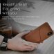 Кожаный чехол MUJJO Full Leather Wallet для Apple iPhone 11 Pro Max - Black (253218B). Фото 6 из 8