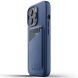 Кожаный чехол MUJJO Full Leather Wallet для Apple iPhone 13 Pro - Monaco Blue (280595L). Фото 2 из 16