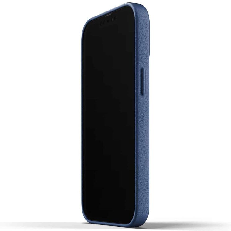 Кожаный чехол MUJJO Full Leather Wallet для Apple iPhone 13 Pro - Monaco Blue: фото 4 из 16