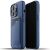 Кожаный чехол MUJJO Full Leather Wallet для Apple iPhone 13 Pro - Monaco Blue: фото 1 из 16