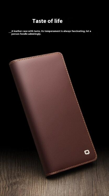 Шкіряний чохол QIALINO Classic Case для Samsung Galaxy S25 Ultra (S938) - Black: фото 7 з 13