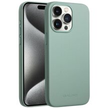 Защитный чехол QIALINO Classic Cover (with MagSafe Support) для Apple iPhone 15 Pro - Green: фото 1 из 7