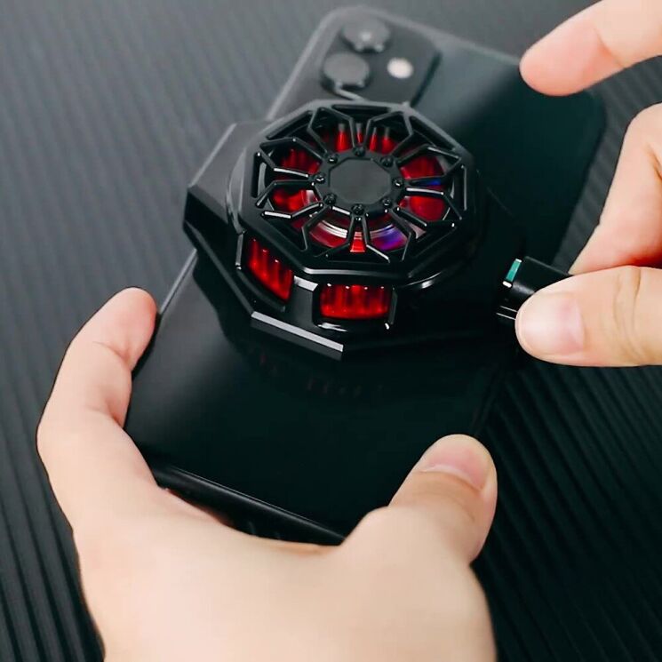 Кулер-вентилятор для смартфона Deexe N3 Phone Radiator - Black: фото 5 из 6