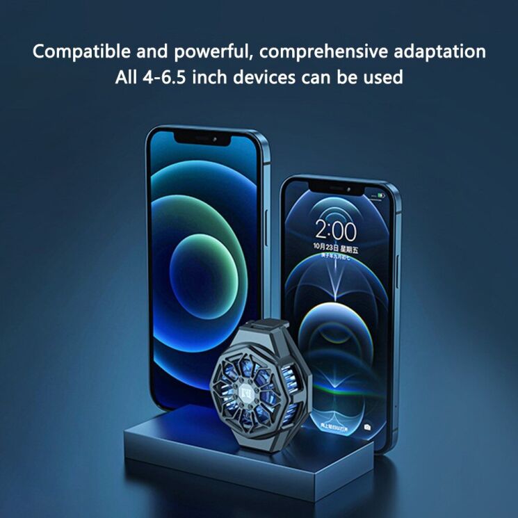 Кулер-вентилятор для смартфона Deexe N3 Phone Radiator - Black: фото 3 из 6