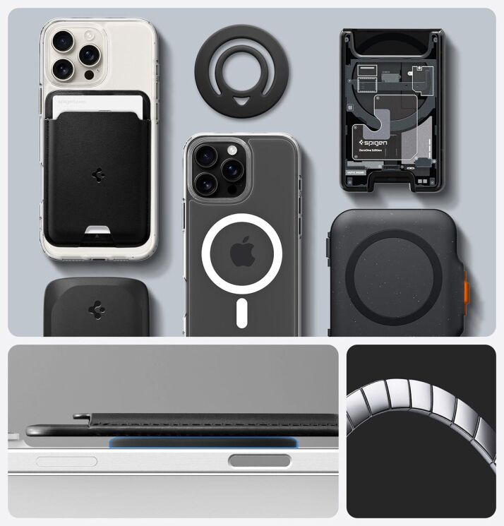 Магнитное кольцо-держатель Spigen (SGP) Dual Pop Mag (AMP08886) - Black: фото 9 из 10