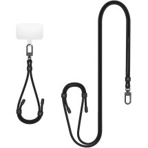 Набор ремешков Spigen (SGP) Universal Strap Set Crossbody & Wrist (AFA06259) - Black: фото 1 из 15