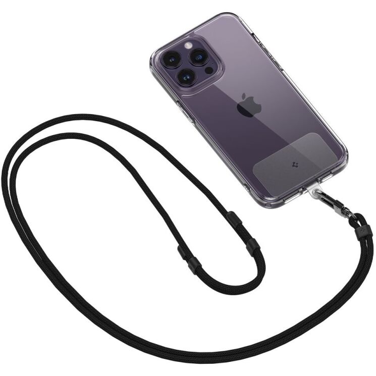 Набор ремешков Spigen (SGP) Universal Strap Set Crossbody & Wrist (AFA06259) - Black: фото 7 из 15