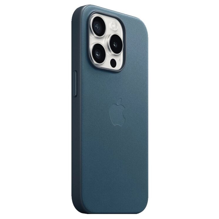 Оригінальний чохол FineWoven MagSafe для iPhone 15 Pro (MT4Q3) - Pacific Blue (350819L) Оригінальний чохол FineWoven MagSafe для iPhone 15 Pro (MT4Q3) - Pacific Blue: фото 5 з 5