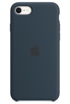 Оригинальный чехол Silicone Case для Apple iPhone SE 2 / 3 (2020 / 2022) / iPhone 8 / iPhone 7 (MN6F3) - Abyss Blue: фото 1 из 2