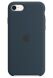 Оригинальный чехол Silicone Case для Apple iPhone SE 2 / 3 (2020 / 2022) / iPhone 8 / iPhone 7 (MN6F3) - Abyss Blue (226676DB). Фото 1 из 2