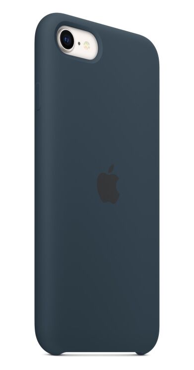 Оригинальный чехол Silicone Case для Apple iPhone SE 2 / 3 (2020 / 2022) / iPhone 8 / iPhone 7 (MN6F3) - Abyss Blue: фото 2 из 2