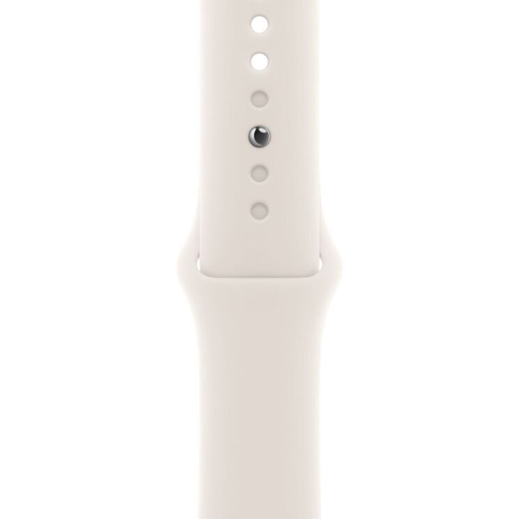 Оригінальний ремінець Sport Band для Apple Watch 42 (Series 10) / 41 / 40 / SE 40 / 38 (MKU93) - Starlight: фото 3 з 3