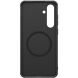 Пластиковий чохол NILLKIN Frosted Shield Pro Magnetic для Samsung Galaxy S24 FE (S721) - Black (367508B). Фото 2 из 16
