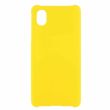 Пластиковый чехол Deexe Hard Shell для Samsung Galaxy A01 Core (A013) - Yellow (267524Y)