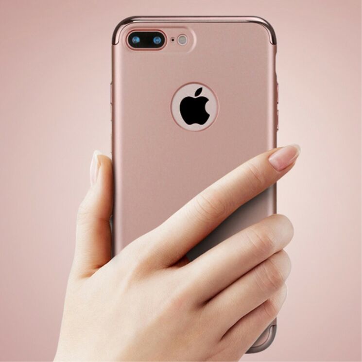 Пластиковий чохол IPAKY Hard Cover для iPhone 7 Plus - Rose Gold: фото 3 з 4