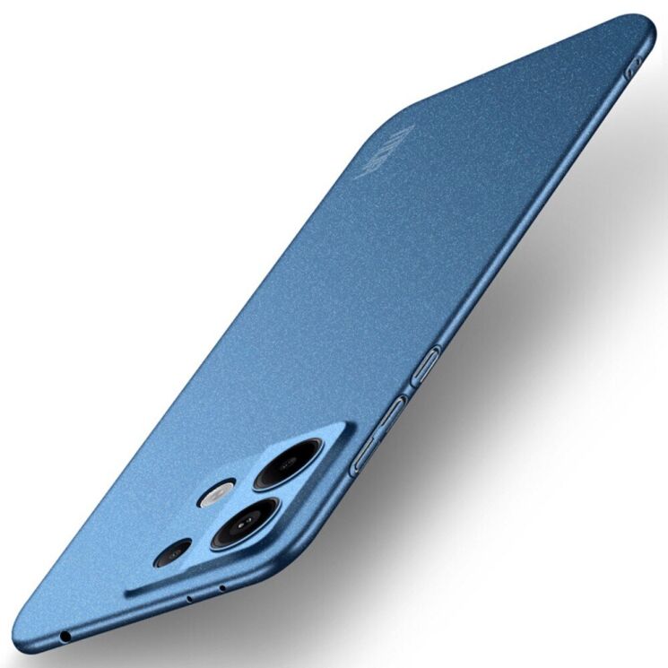 Пластиковий чохол MOFI Matte Series для Xiaomi Redmi Note 13 Pro 4G / Poco M6 Pro - Blue: фото 1 з 9