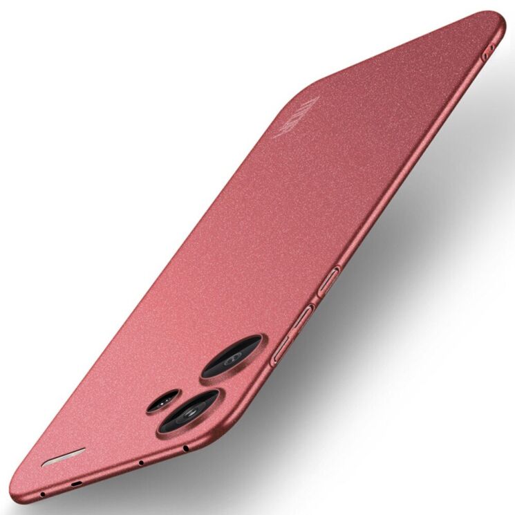 Пластиковий чохол MOFI Matte Series для Xiaomi Redmi Note 13 Pro+ - Red: фото 1 з 9