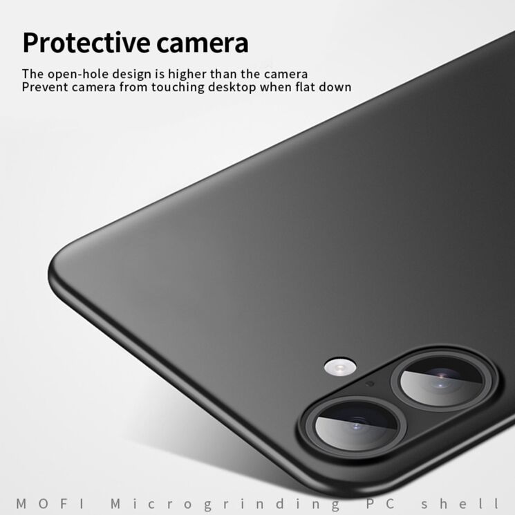 Пластиковый чехол MOFI Slim Shield для Apple iPhone 17 - Black: фото 5 из 9