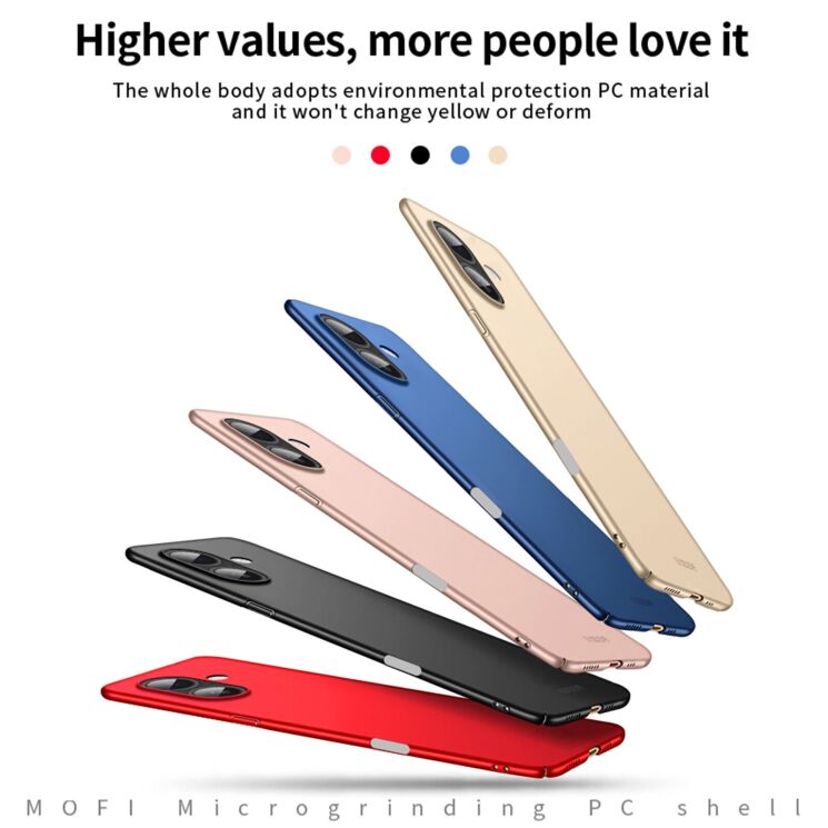Пластиковый чехол MOFI Slim Shield для Apple iPhone 17 - Black: фото 3 из 9