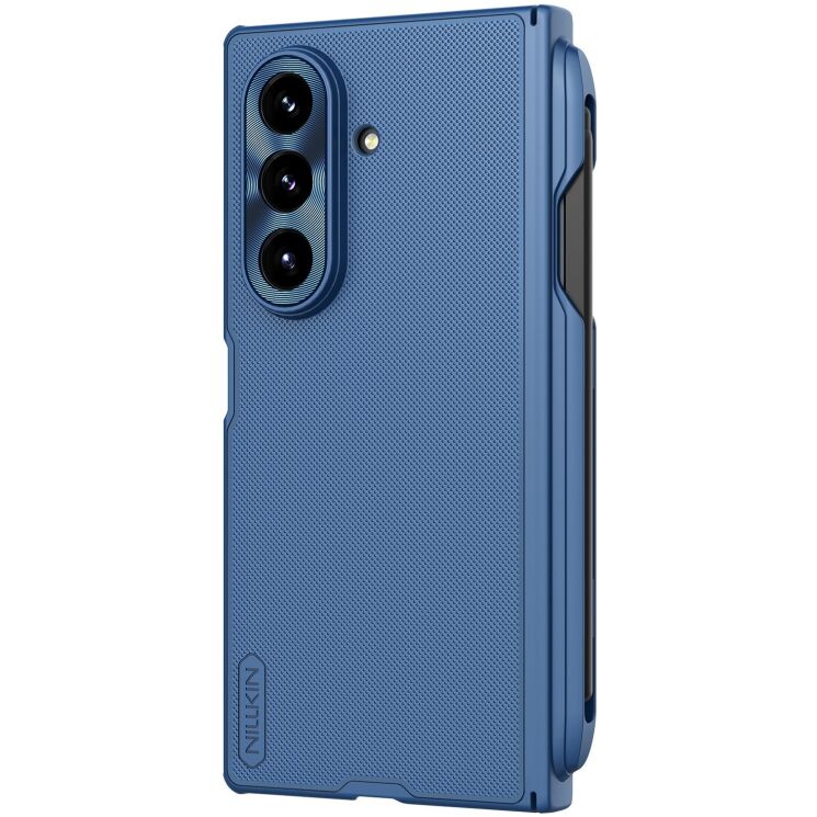 Пластиковий чохол NILLKIN Frosted Shield Magnetic (S Pen) для Samsung Galaxy Fold 7 - Blue: фото 4 з 22