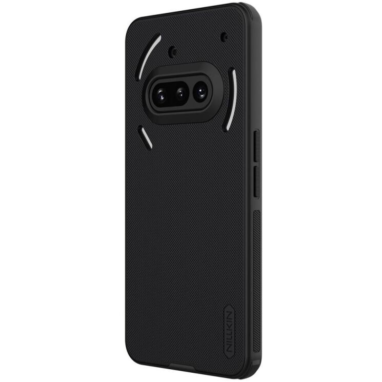 Пластиковый чехол NILLKIN Frosted Shield Pro для Nothing Phone (3a) - Black: фото 2 из 18
